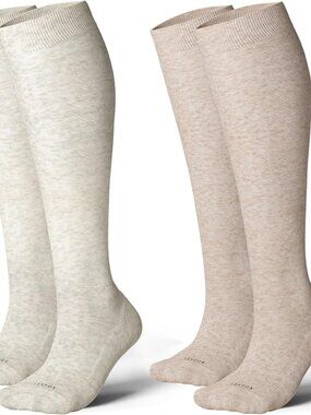 Cotton Compression Socks for Women&Men 20-30mmHg Knee High Cute Support Sock for